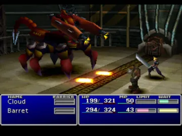 Final Fantasy 7 (US) screen shot game playing